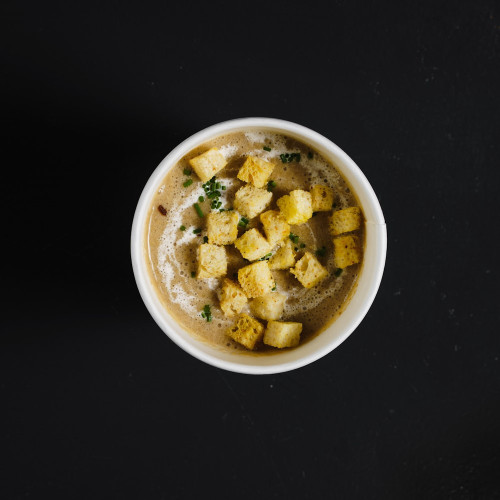 Крем-суп из белых грибов и шампиньонов
