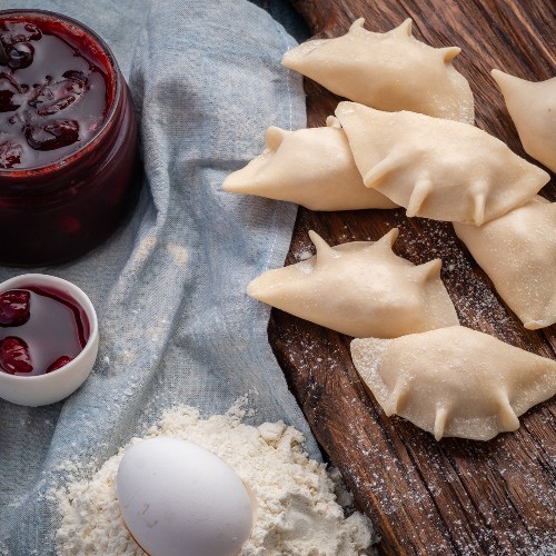 Вареники с вишней